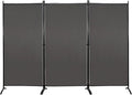 MAYOLIAH Partition Room Dividers 3 Panel Folding Privacy Screens 6 Ft Tall by MayoliahHome