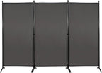 MAYOLIAH Partition Room Dividers 3 Panel Folding Privacy Screens 6 Ft Tall by MayoliahHome