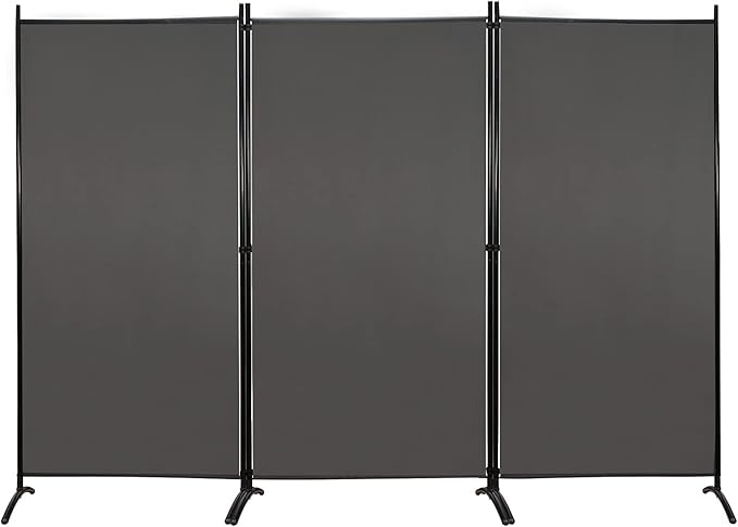 MAYOLIAH Partition Room Dividers 3 Panel Folding Privacy Screens 6 Ft Tall by MayoliahHome