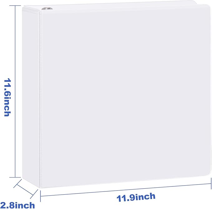 3 Ring Binder 2 Inch, ViVin Sturdy 2"-Slant D Ring Binder - Image 5