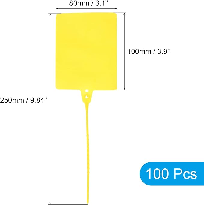 MECCANIXITY Plastic Seals Shipping Tags, - Image 2