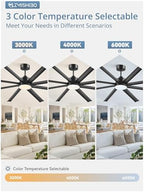zmishibo 84 inch ceiling fans with lights,8 aluminum on a desk or shelf