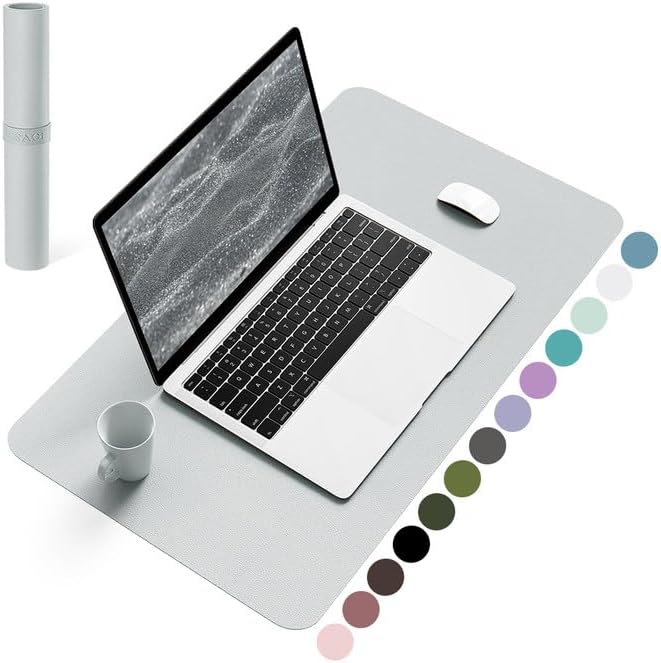 YSAGi Non-Slip Leather Desk Pad, Waterproof Laptop Computer Desk Keyboard Mat by YSAGi