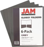 JAM PAPER Laminated Two Pocket Glossy School Folders - Image 6