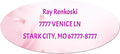Made in USA Custom Return Address Stickers Labels Customized Mailing Label by HOOKAH+SUN