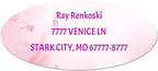 Made in USA Custom Return Address Stickers Labels Customized Mailing Label by HOOKAH+SUN