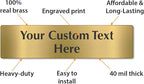 SmartSign Custom Brass Sign - Image 4