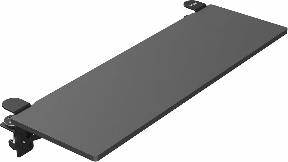 VIVO Black Clamp-on 36 x 12 in Desk Extender, DESK-EXT36