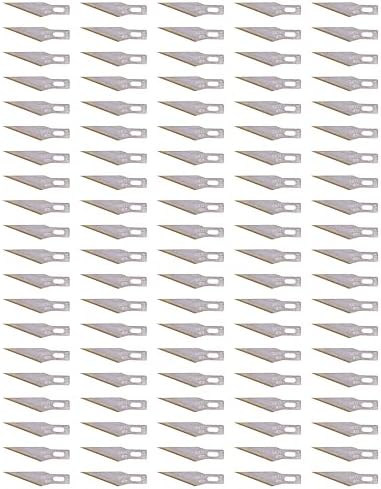 Excel Blades #11 Titanium Nitride Hobby Blades, 100-Pack, Carbon Steel