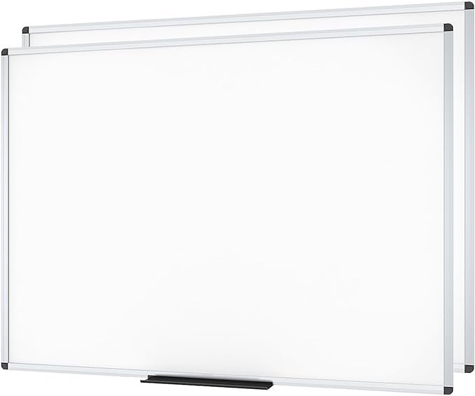 VIZ-PRO Large Magnetic Dry Erase White Board by VIZ-PRO