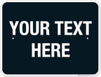 Personalized Custom Black Background Customize by SigoSigns