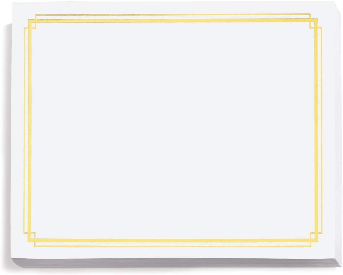 PaperDirect White Specialty Certificates, 8.5 x 11 Inches, Laser and Inkjet