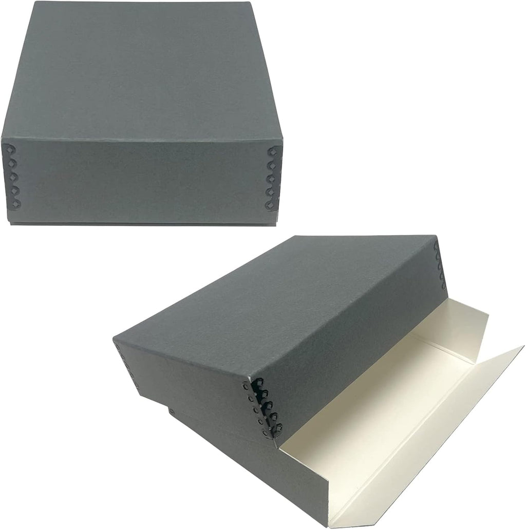 Lineco Museum Archival Storage Box, 9.25x11.75x3 in. Drop Front Design.