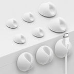 SmiLife Phone Charger Cord Holder, Mini Cable Clips Wire Organizer, Cable by MYKURS