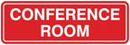 Standard Conference Room Sign -Red by All+Quality
