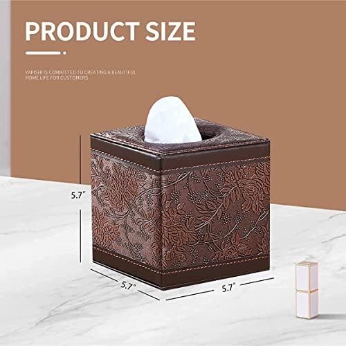 YAPISHI 1x Swivel Remote Control Holder + 1x Square Tissue Box Cover