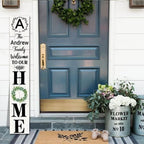 SRongmao Welcome To Our Home Porch Sign Personalized Welcome Sign - Image 2