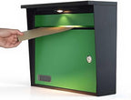 Solar Wall Mount Mailbox for Outside by COZOFU