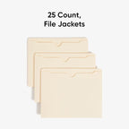 Smead File Jackets, Reinforced Straight-Cut Tabs, Letter Size - Image 3