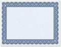 Elite Blue & Blue Parchment Certificate Papers by Fine+Stationery