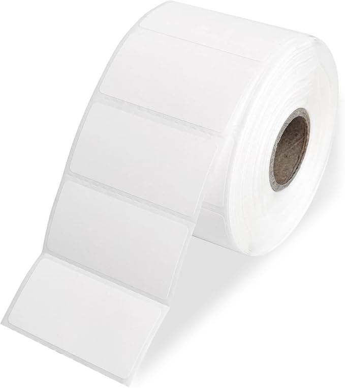 1×2 Inch White Removable Thermal Labels, Waterproof Thermal Label, 800 Sheets by Yeachlaing