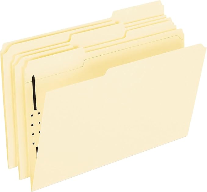 Pendaflex Manila Fastener Folders, Legal Size, 1 Fastener, 1/3 Cut - Image 5