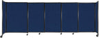 Versare Straightwall Sliding Portable Wall Partition | Freestanding Office by VERSARE