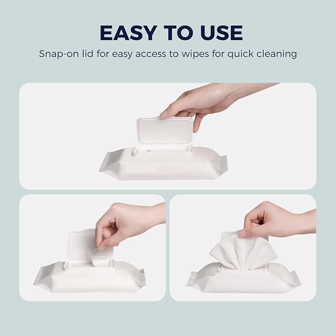 LOUKIN Dry Erase Wipes, Non-Toxic Cleaning Wipes - Image 5