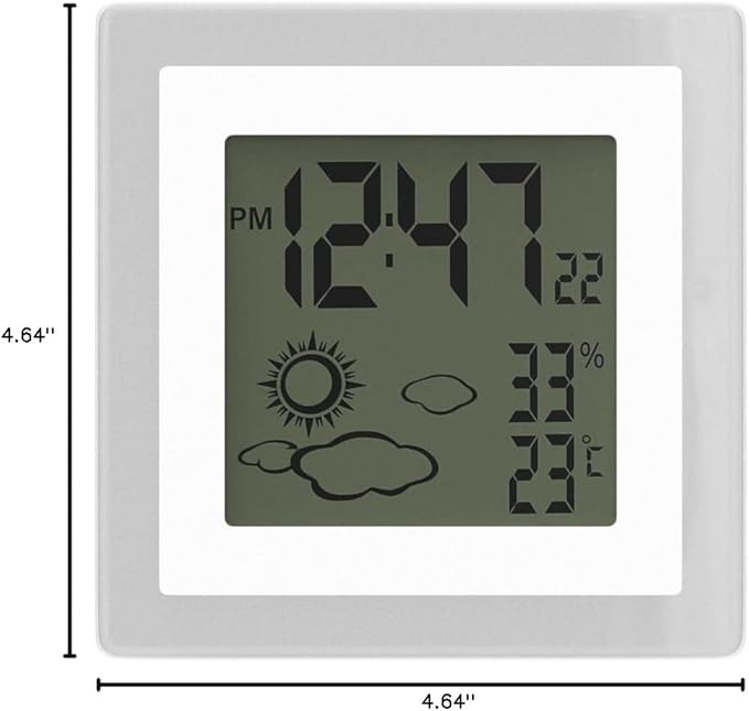 VOILEIPAGI Small Clock Digital Battery Operated Alarm Clock - Image 9