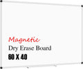 XBoard Large Magnetic Whiteboard 60 x 40 Inch, Dry Erase Board