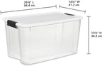 Sterilite 4-Pack 70 Quart & 6-Pack 30 Quart Ultra Latching Box, and Office - Image 3