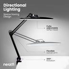 Neatfi XL 2, 200 Lumens LED Task Lamp, 4 Level Brightness, 3 Light Modes - Image 7