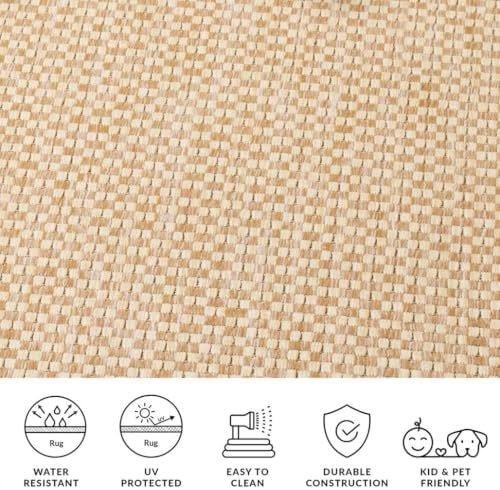 safavieh washable rug outdoor courtyard collection - 2'3", package contents