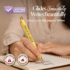 MESMOS 3pcs High End Luxury Congratulations Gifts for Women, Job Promotion Gifts for Women, Thank You Gift for Teacher, Employees, Coworkers, Mentors & Managers German-Ink & 1mm Swiss-Tip Luxury Pen.