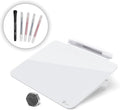 TOWON Small Glass Dry Erase Board, Desk White Board by TOWON