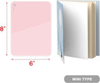 Pink Mini Desktop Pure Glass Whiteboard, Small Slope Slick Desk Whiteboard Glass - Image 7