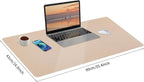 Bloss Leather Desk Pad, Mouse Pad, Non-Slip Desk Protector Mat, Leather Desk - Image 4