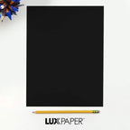 LUXPaper 8.5" x 11" Cardstock | Letter Size | Midnight Black | 100lb. Cover | - Image 8