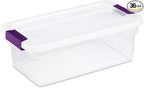 Sterilite 36-Pack ClearView Latch Box, Stackable Storage Organizer Bins by Sterilite