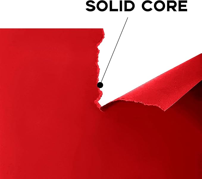 50 Sheets Red Cardstock 8.5 x 11 Printer Paper, Goefun 80lb Red Card Stock Paper - Image 3