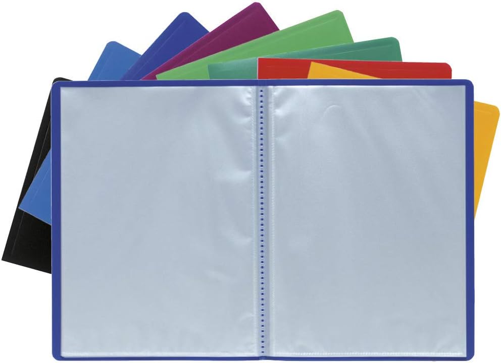 Exacompta Soft PP Display Book, A4, 40 Pockets - Black