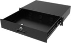 QiaoYoubang 2U Server Cabinet Case 19 Inch Rack Mount Lockable Drawer