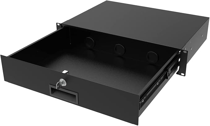 QiaoYoubang 2U Server Cabinet Case 19 Inch Rack Mount Lockable Drawer by Followme