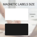 OQUYDEA 100-Pack Dry Erase Magnetic Labels - Image 2