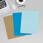 LUXPaper 8.5" x 11" Paper | Letter Size | Pastel Blue | 60lb. Text | 500 Qty - Image 6