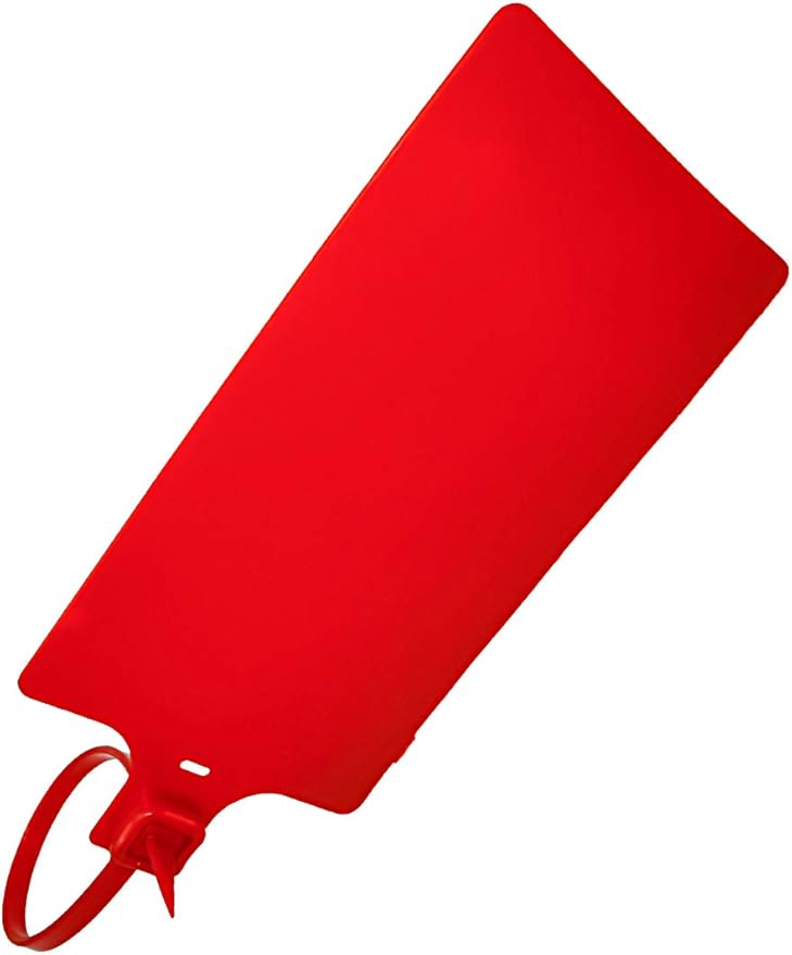Blank Waterproof Plastic Tags Marker Ties Large Labeling Tags Fastener by XF-Vel