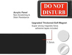 Do Not Disturb Sign & Please Knock Sign – Non-Scratch Magnetic Door Hanger - Image 4