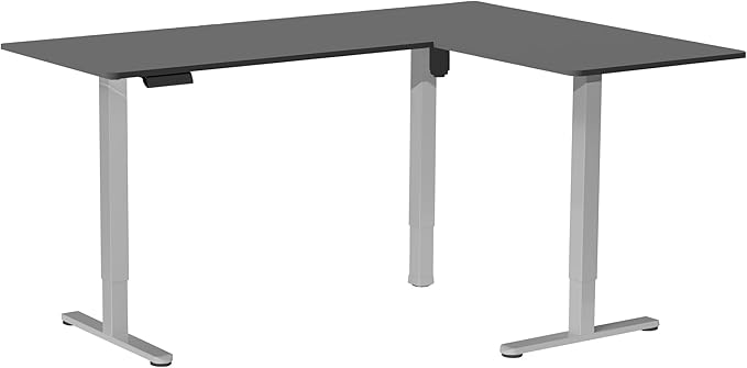 VIVO Electric Corner 63 x 55 inch L-Shaped Standing Desk, Memory Height - Image 9