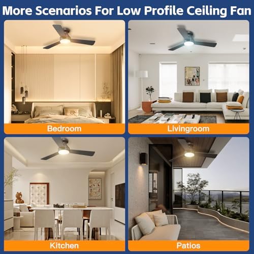 42 inch ceiling fans with lights and remote on a desk or shelf