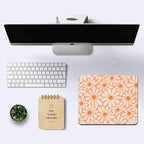 IMAYONDIA Cute Pink Mouse Pad, Daisy Flowers Mouse Pad, Aesthetic Modern Art - Image 6